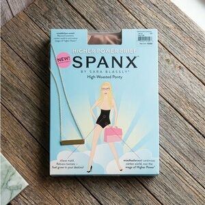SPANX Higher Power Brief High Waist Shapewear Black Size C NWT